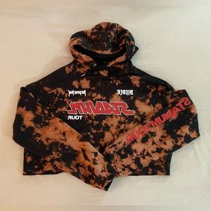 Divided Justin Bieber Tour Cropped Hoodie